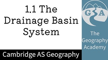 Hydrology and Fluvial Geomorphology - The Drainage Basin System