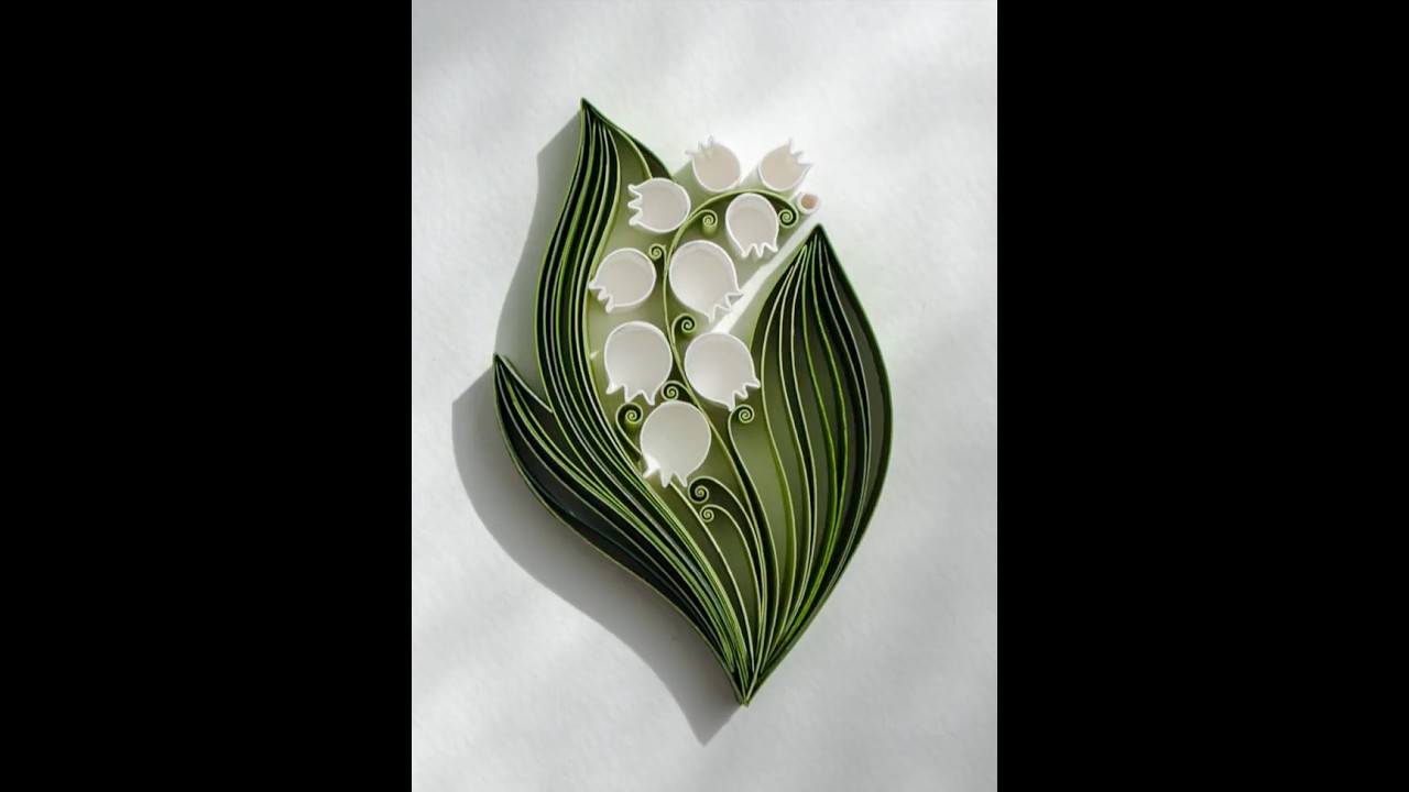 How to Make a Lily of the Valley – Easy Quilling Tutorial. 