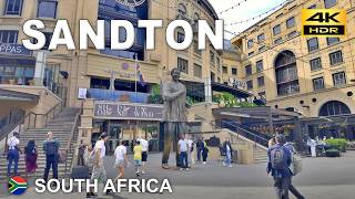 Sandton – Walking Africa’s Richest Square Mile & Nelson Mandela Square 🇿🇦 South Africa 2026 [4K HDR]