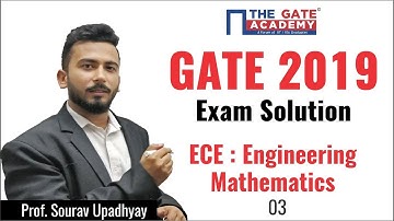 GATE 2019 Answer Key - Paper Analysis for ECE | Engineering Mathematics - 03