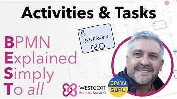 BPMN Activities and Tasks Sub Process Examples. Process Mapping Modelling Tutorial