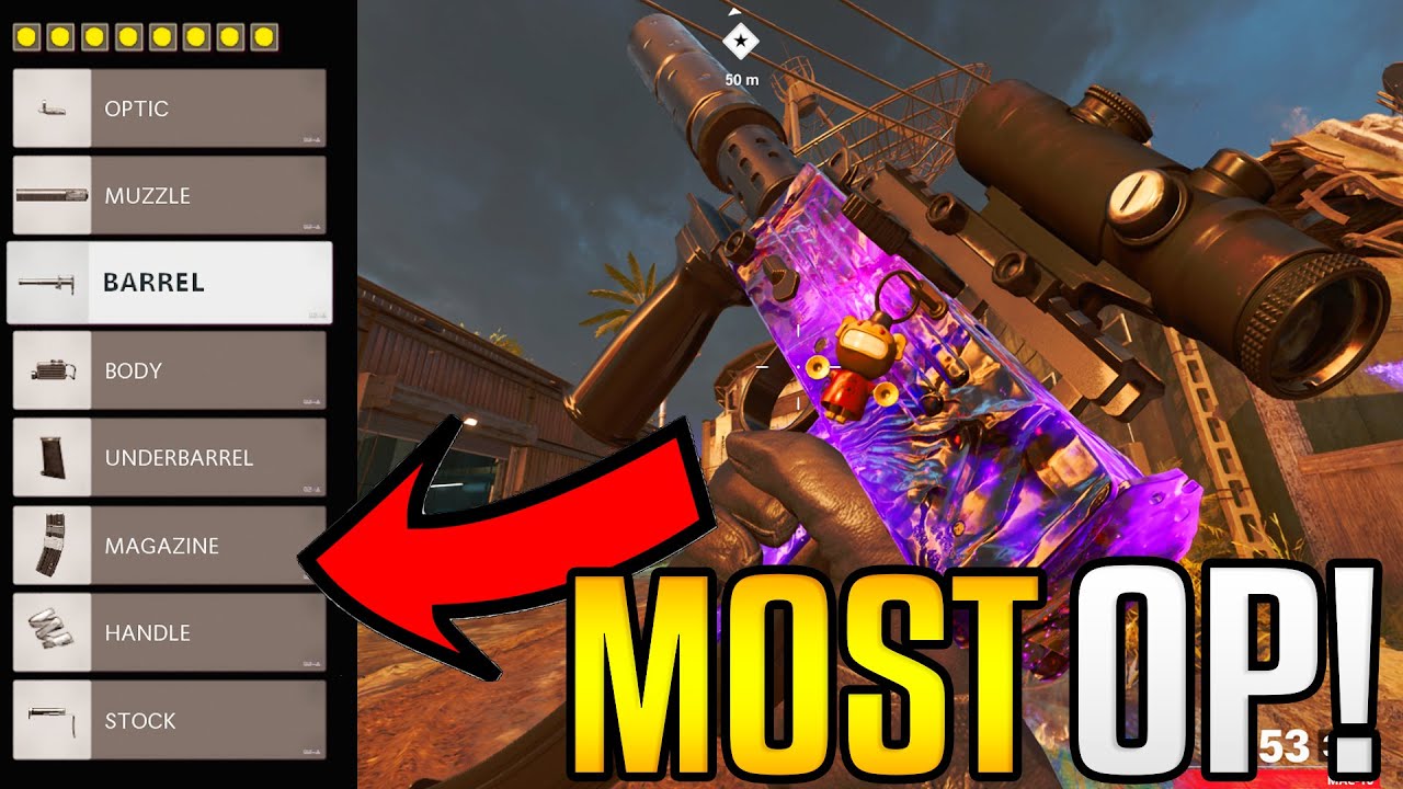 MOST OP SETUPS in ZOMBIES! The BEST ATTACHMENTS to run on SMGS in BLACK