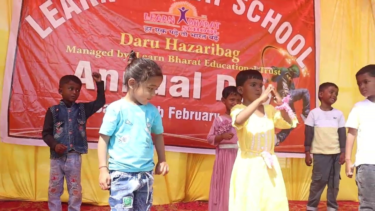 Lakdi ke kathi dance Learn Bharat School 🎒 