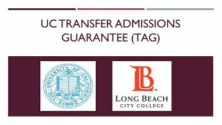 LBCC UC TAG Presentation