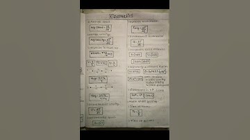 Kinematics One Shot lecture All Formulas class 11 Best Notes for exam #shorts