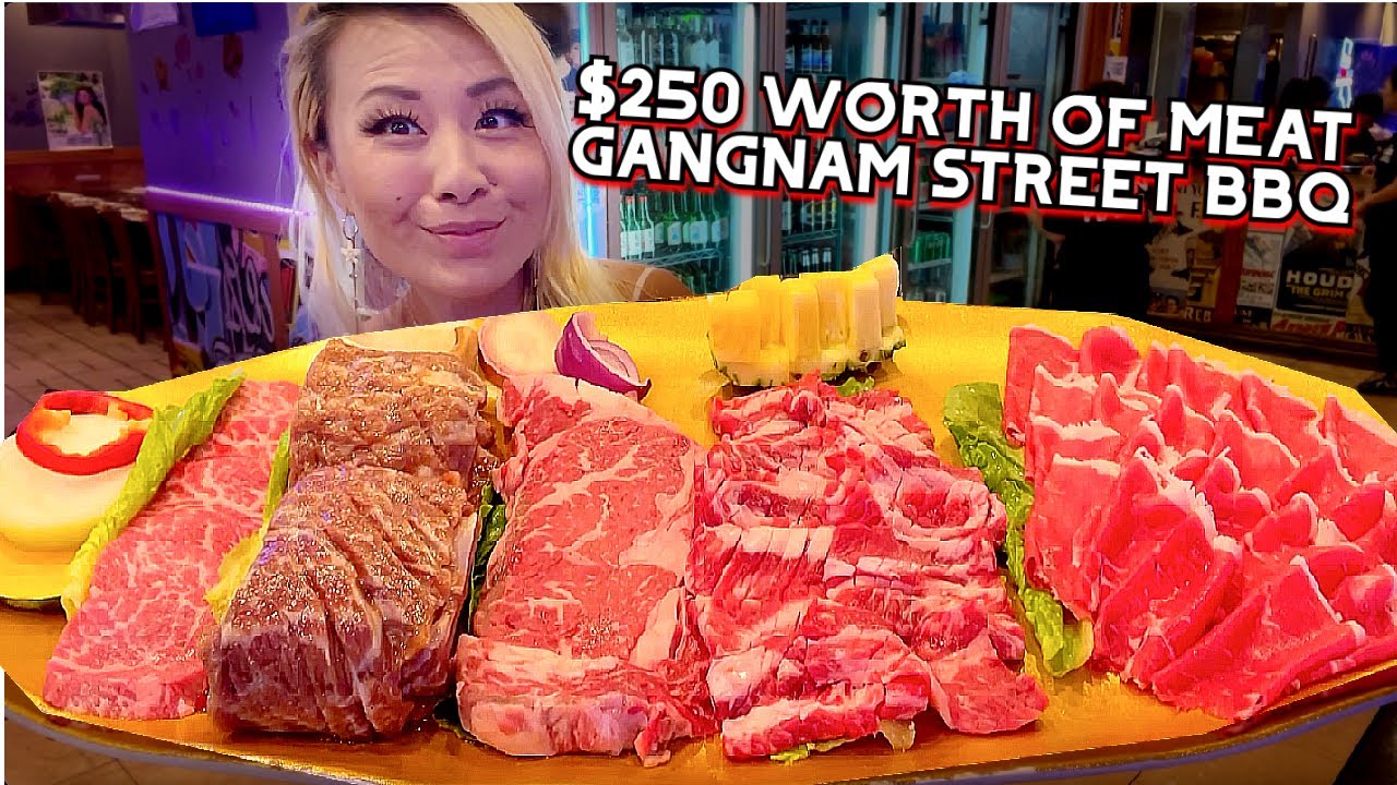 EATING $250 WORTH OF MEAT AT GANGNAM STYLE KBBQ IN DIAMOND BAR, CA!! 