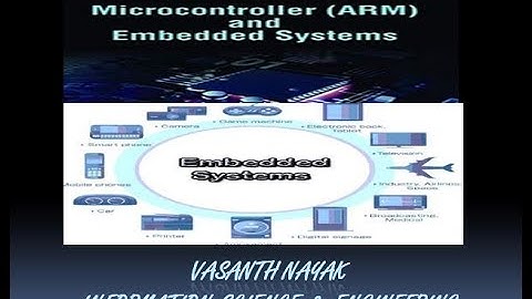 VTU MCES 18CS44 INTRODUCTION TO EMBEDDED SYSTEMS M3 L2 PART 2