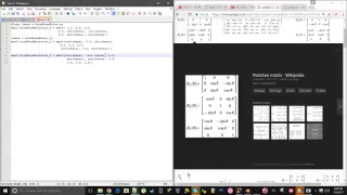 OpenGL: Importing rotation matrices.