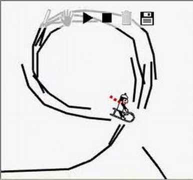 Line Rider - 3 loop-de-loops