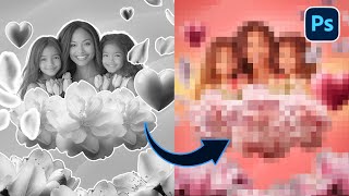 How To Make a Cute Mother's Day Card - Photoshop Tutorial screenshot 2