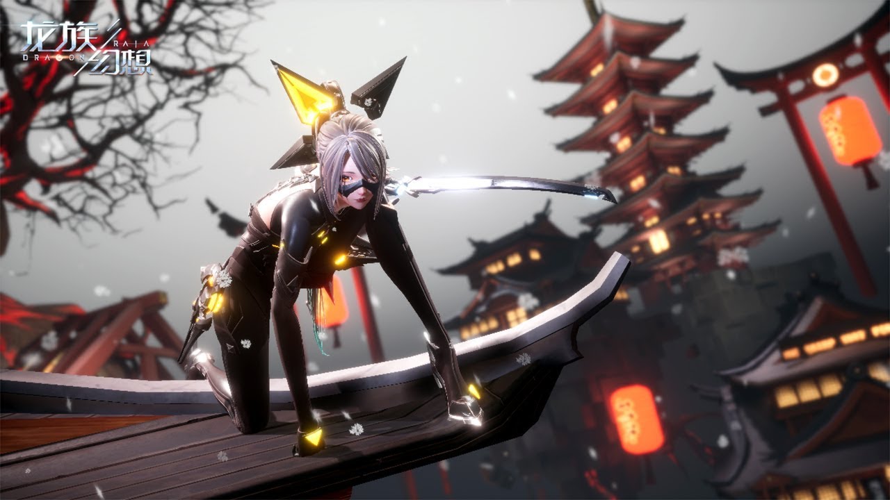 Dragon Raja 龙族幻想 - Final CBT Executor Lv 47 Gameplay Sakura Story Fly vs Wall Run Skills Show