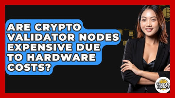 Are Crypto Validator Nodes Expensive Due To Hardware Costs? - CryptoBasics360.com