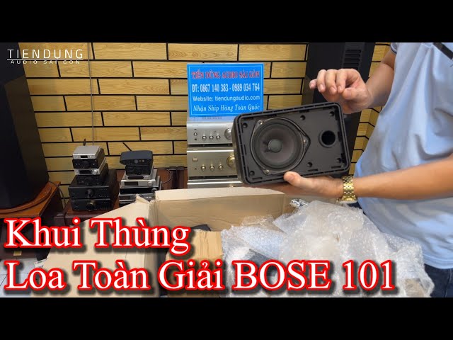 Khui hàng Mỹ loa Bose 101 nhỏ tí mà giá 4 TRIỆU, trợ lời cho tất cả dàn âm thanh
