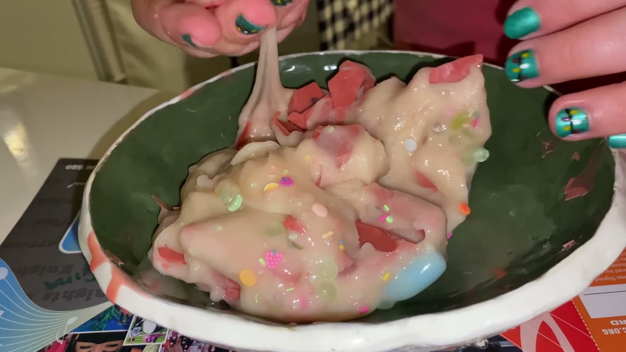 Crispy candle wax and slime!
