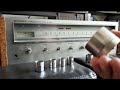 How to clean vintage receiver knobs