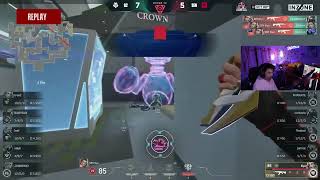 NRG Som shocked after Trent throws the round to SEN's new star Kyu in 1v3
