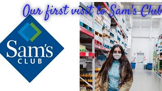 Off to Sam's club on Xmas Eve,We got new membership ☺️। Checking various products ।Christmas decor🏠🎄