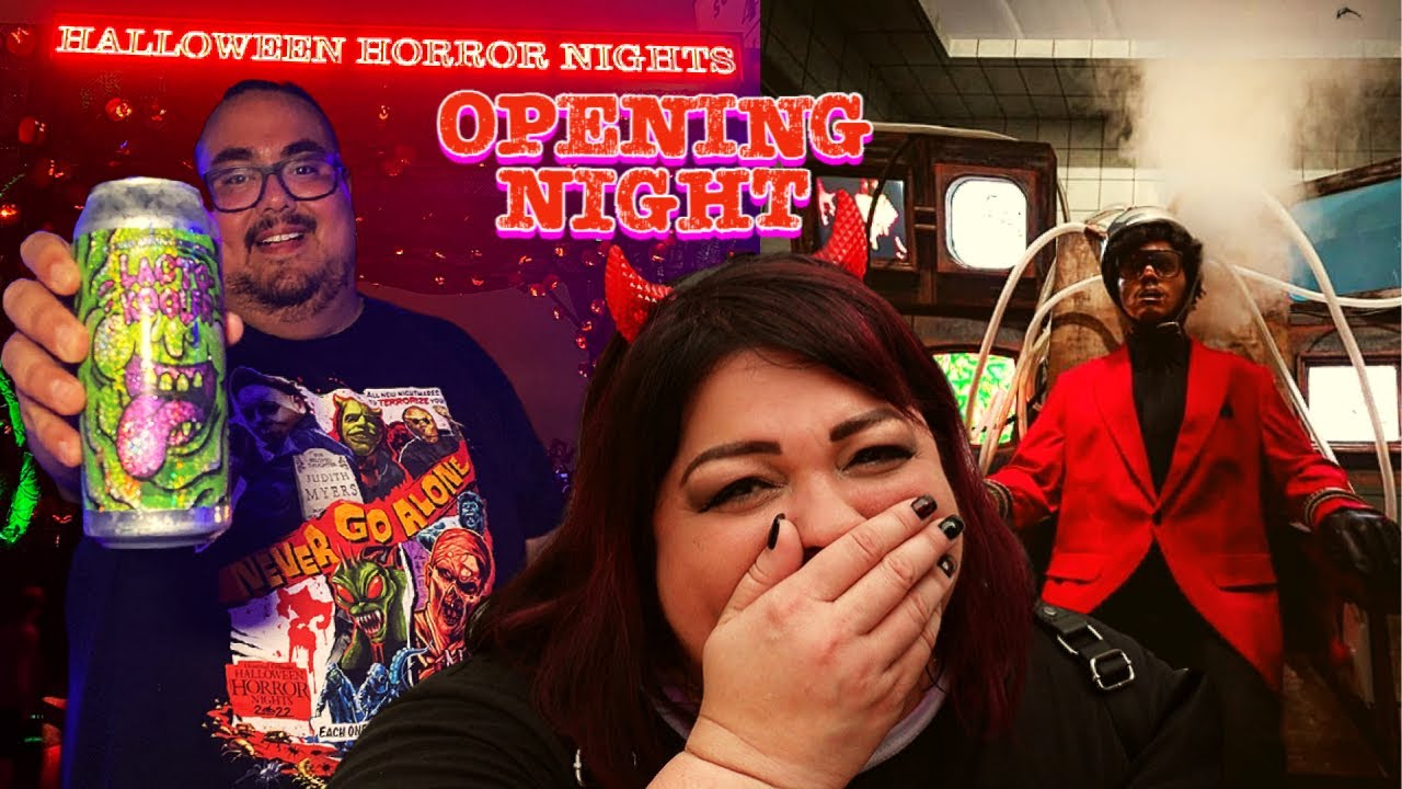 Halloween Horror Nights 2022 Opening Night! Houses, Scare Zones