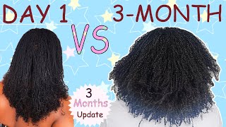 DIY MICRO LOCS JOURNEY  /  3 MONTHS LOCS UPDATE  / TWO STRAND TWIST MICRO LOCS