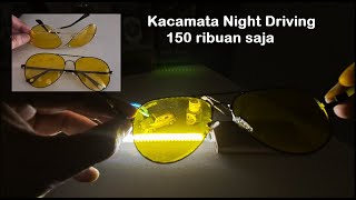 Kateluo kacamata kuning malam hari dan siang hari uv400 polarized anti silau kateluo