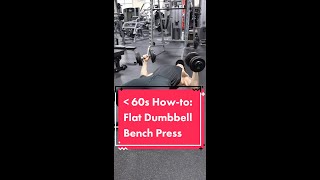 Flat Dumbbell Bench Press - Under 60s How-to - Schaum Fitness