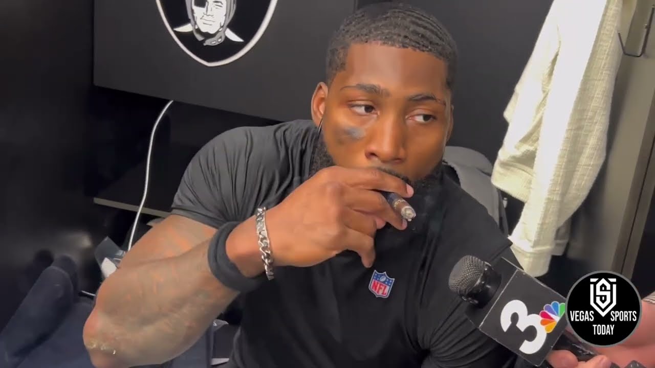 Maxx Crosby's Raiders smoking cigars after 30-6 win vs Giants has fans  trolling former HC - Smoking that McDaniels pack