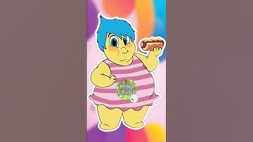 OMG 😱 Fatty Joy in Amazing Animation Video by Inside Out ✨#insideout2 #insideout #animation #fatty