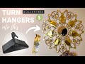 This DIY Gold Hanger Wall Mirror is So Easy, You&#39;ll Love It