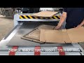 ZHEHUA MQJ 1200 Semi Auto Platform Die Cut Making Carton Box Machine