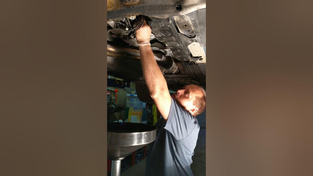 BMW E46 M3 SMG transmission fluid change YouTube