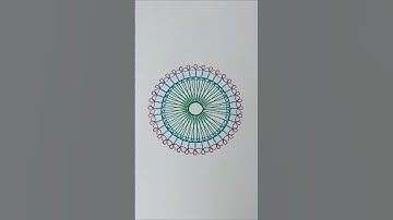 Beautiful Design by Spirograph art ASMR satisfying sound #spirograph #satisfying #asmr #art #usa
