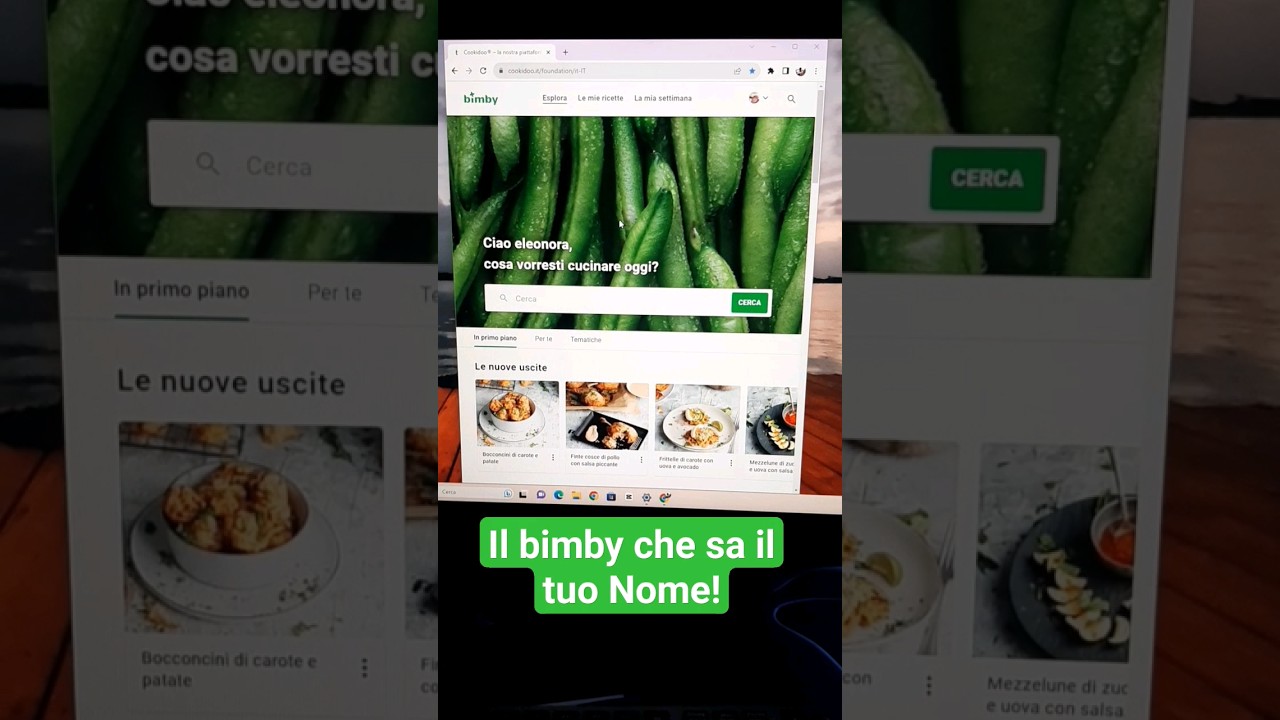 cucinare senza pensieri programmare in Bimby tm6 e proseguire con Bim