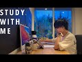 Study With Me on a Rainy Day 📖 90.10 🌧️ 📚 Give me questions at breaks
