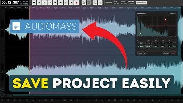 How to Save Project in AudioMass 2025?