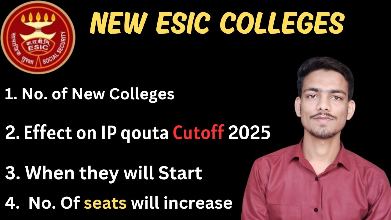 New Esic medical colleges|| Esic Cutoff 2025 || Esic medical College 