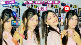 Pink soft Glam Makeup Tutorial🌸| Glam Look | Step by Step full Makeup Tutorial screenshot 2