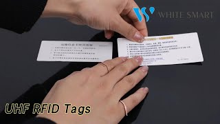 Windshield UHF RFID Tags Number Printing For Vehicle Management