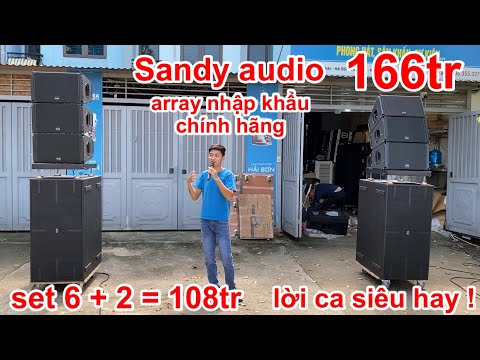 Video Bộ âm thanh sự kiện 166tr chính hãng Sandy china , âm... - youtube