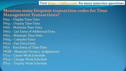 SAP HR Interview Questions and Answers for freshers and experienced– Part 3