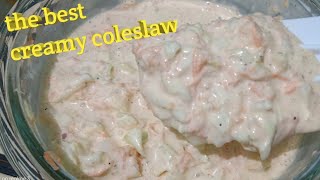 The Best Creamy Coleslaw | Easy Coleslaw Recipe | How to make coleslaw