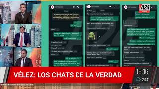 📲 Los chats del caso de los jugadores de Vélez: "Pasaste un lindo momento, no te amargues"
