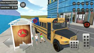 Flying School Bus Driving Simulator Game 🚃🚌💥🎮 - 3D Bus Driving - Android Gameplay #12 screenshot 3