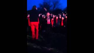 Notebusters sing to light the Capitol ChristmasTree