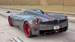 Pagani Huayra Project Vulcan - Chasing $4 Million Carbon Fiber BEAST on Miami Highway