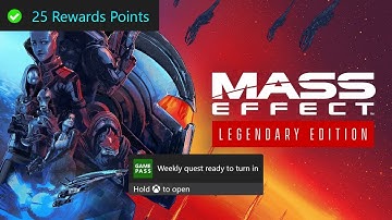 Mass Effect Legendary Edition Weekly Xbox Game Pass Quest Guide - Play the Game