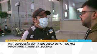 Iker, la joyita de Aberastain que juega su partido más difícil contra la leucemia