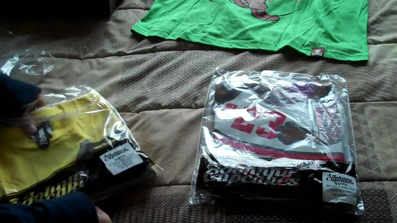 Johnny Cupcake order unboxing. YouTube