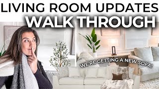 LIVING ROOM UPDATES ROOM TOUR | Let's Chat about How We Lost Our Dream Sofa, Wall Art Ideas + More! by Hunner's Designs 712 views 1 year ago 11 minutes, 5 seconds