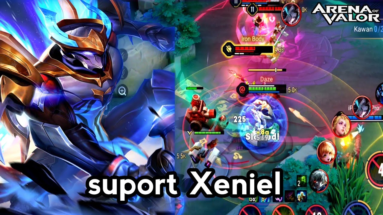 AOV : BEST SUPORT XENIEL AREMA OF VALOR