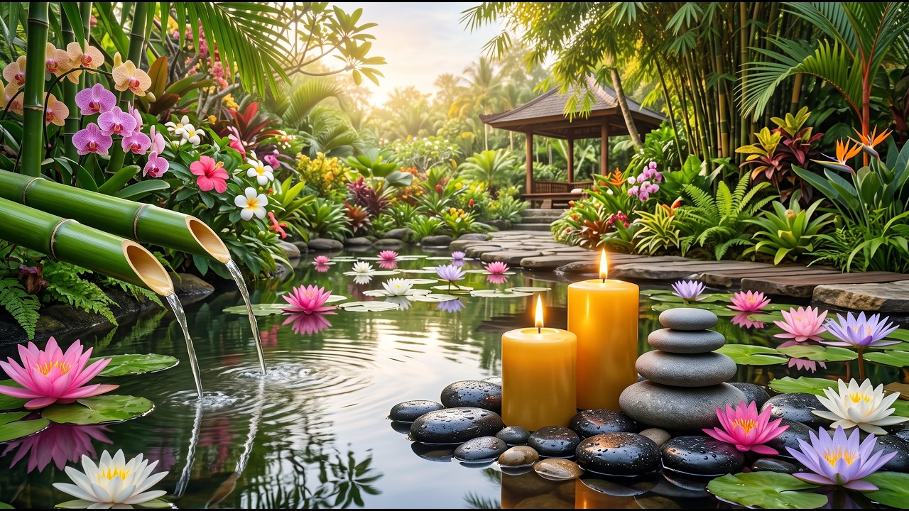 Watch Luxury Zen Bamboo Spa 🌿 Crystal Water Flow, Lotus Flowers & Candle Ambience | 4K Relaxing Sounds on YouTube Watch Luxury Zen Bamboo Spa 🌿 Crystal Water Flow, Lotus Flowers & Candle Ambience | 4K Relaxing Sounds on YouTube